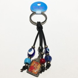 Mary & Beads Icon