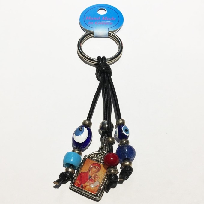 Mary & Beads Icon