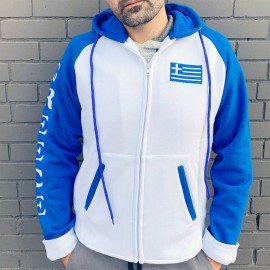 Greek Hooded Adult Jacket