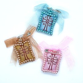 Beaded Filakto with Ribbon