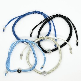 Various Waxed Cord Bracelet...