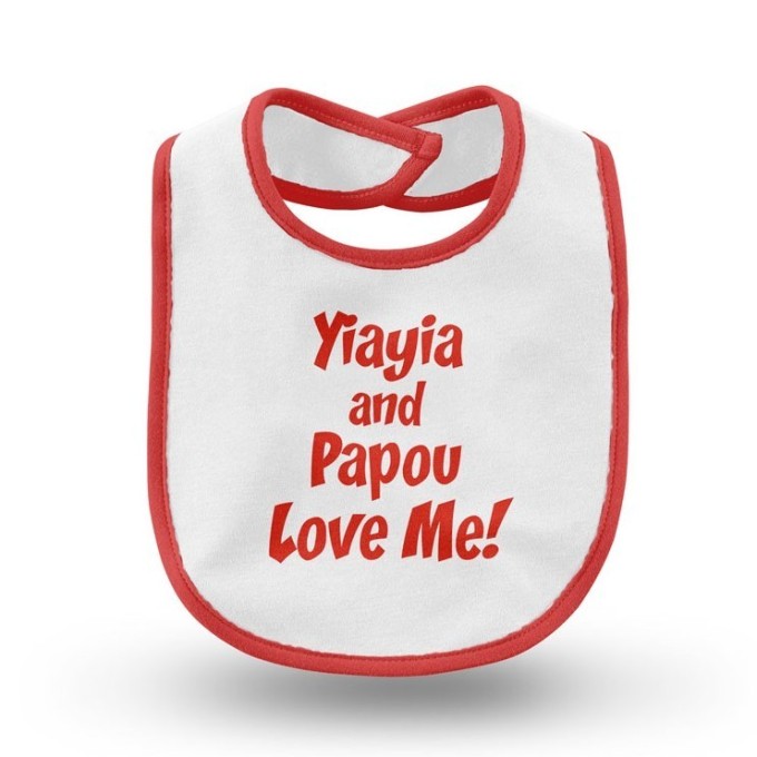 Yiayia and Papou Love Me Cotton Baby