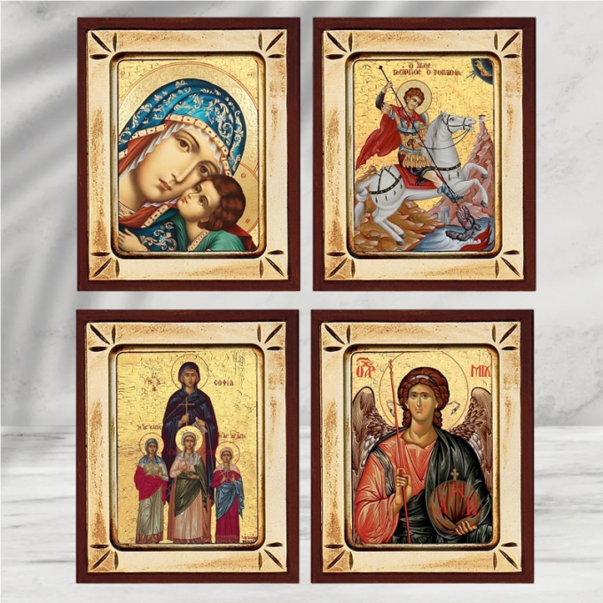 Handcrafted Icons – Sacred Figures/Events (7" x 9")