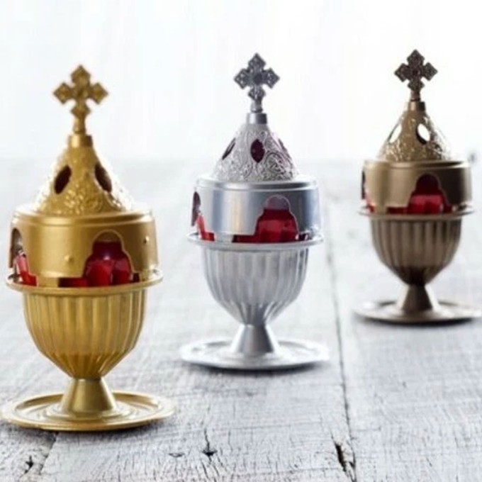 Authentic Traditional Orthodox Vigil Oil Lamps