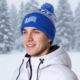 Embroidered Flag Blue and...