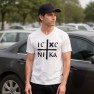 IC XC NIKA Orthodox Cross V-Neck White Tee