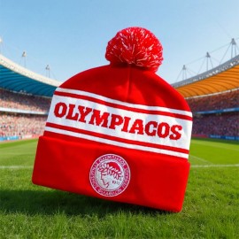 Olympiacos Elite Pom-Pom Knit Hat