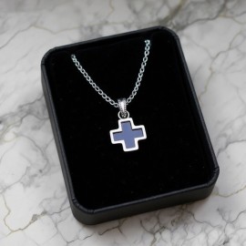 Stainless Steel Dark Blue...