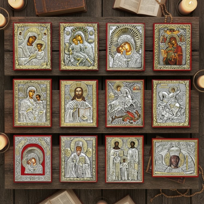 Handcrafted Icons – Saints (2.5" x 3")