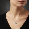 Sterling .925 Silver Necklace with Elegant Pendant