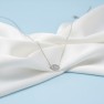 Elegant .925 Silver Evil Eye Necklace with Sparkling Accents
