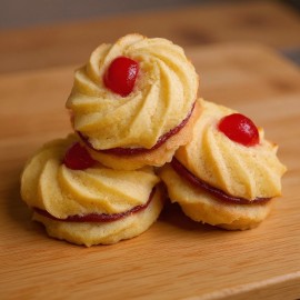 Cherry Butter Cookies