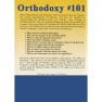 ORTHODOXY 101
